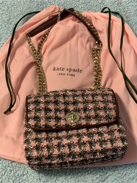 kate spade Handbags - 🍁kate spade Natalia Pink Multi Tweed Bag ⭐️NWOT⭐️